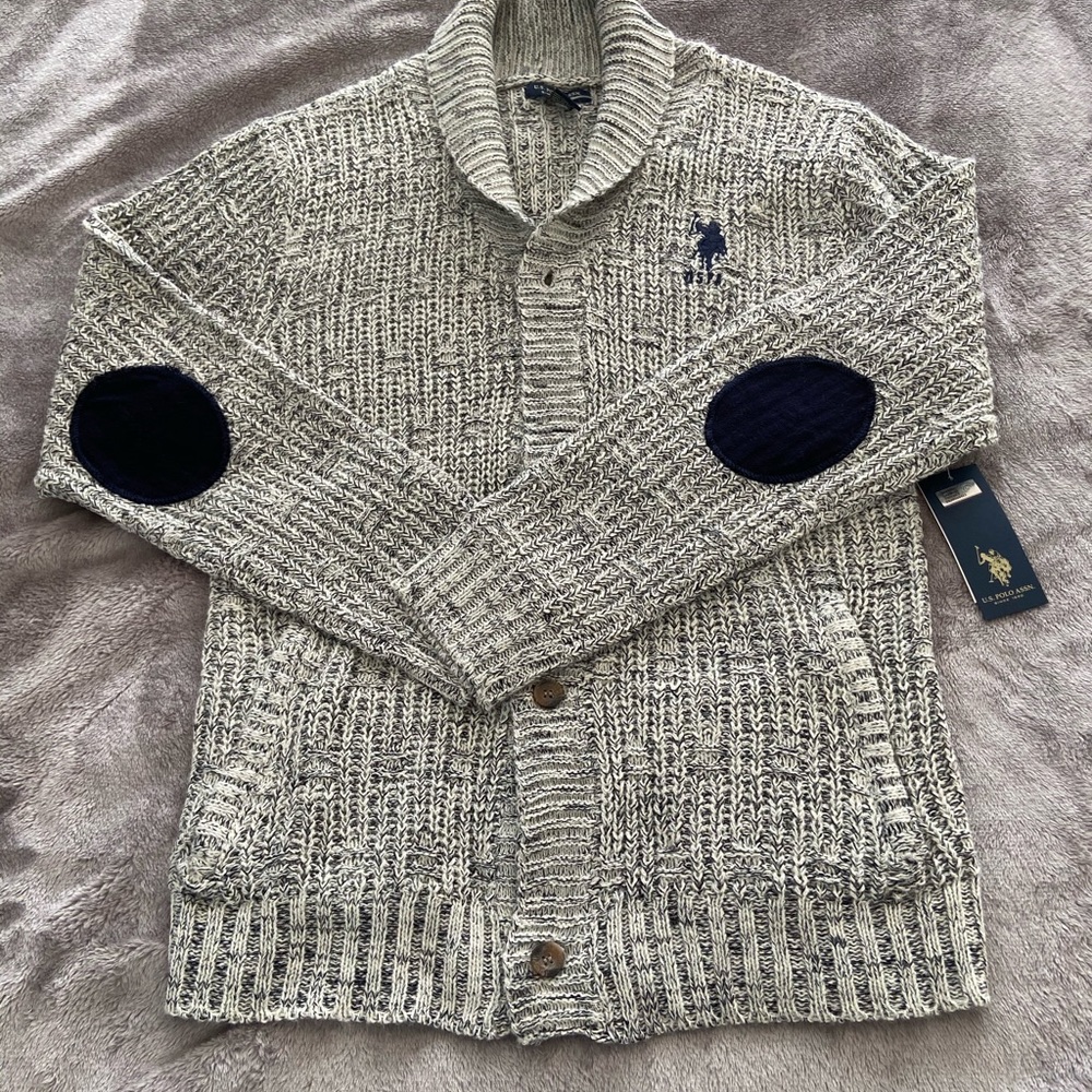 US Polo Sweater Jacket for boys (Large-12)